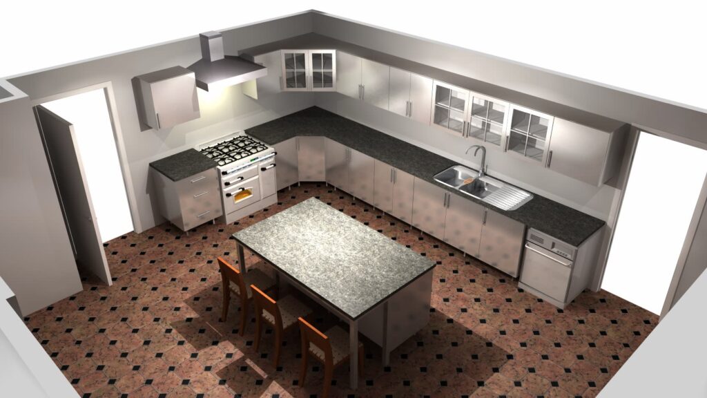 Hotelware 3D Kitchen Design 