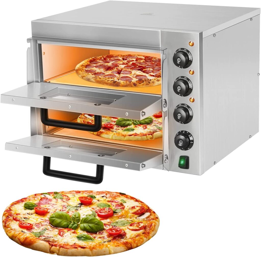 Stone base commercial pizza oven